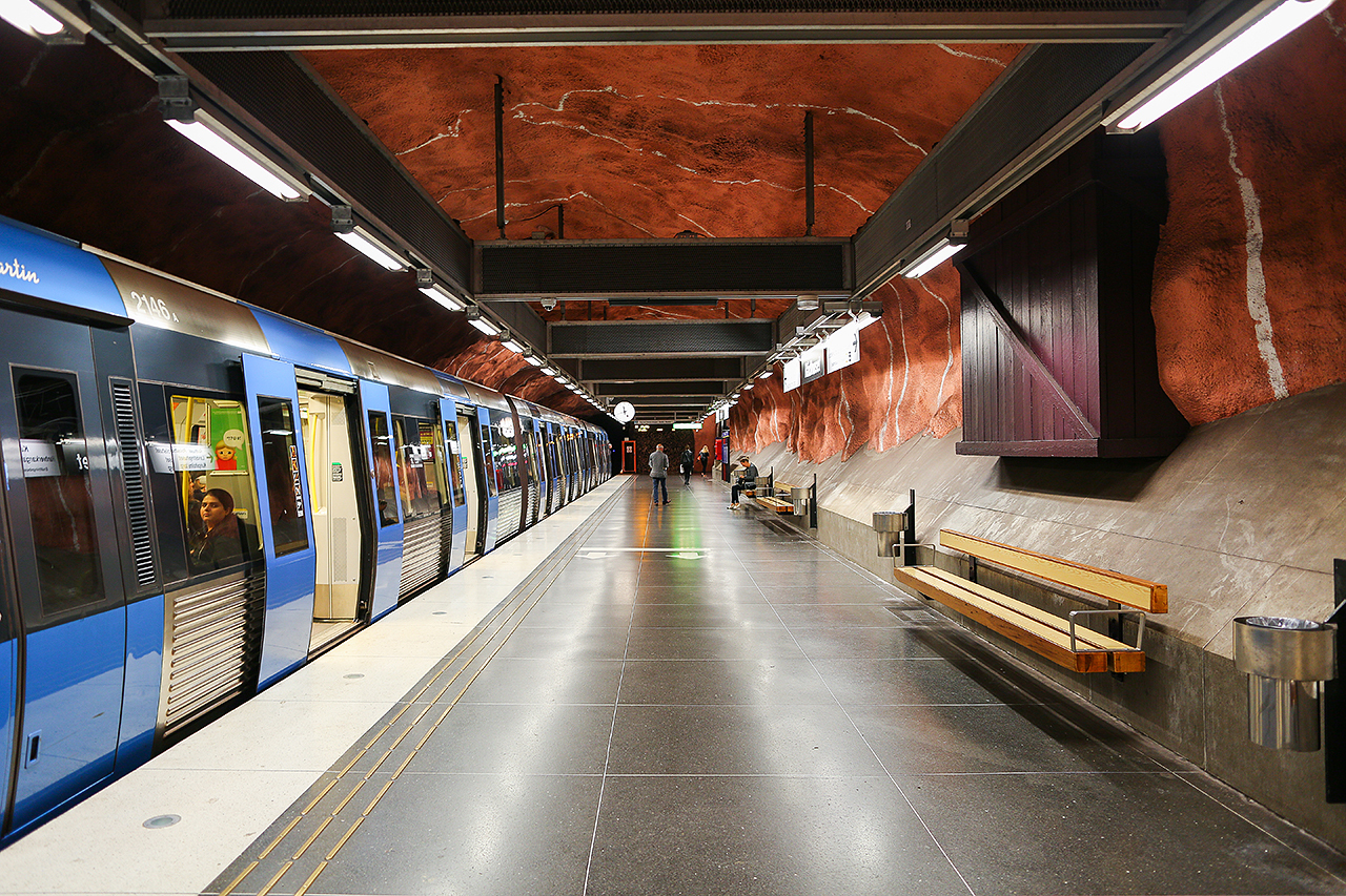 Stockholm metro - My, Metro, Stockholm, Sweden, Architecture, Photo, Longpost