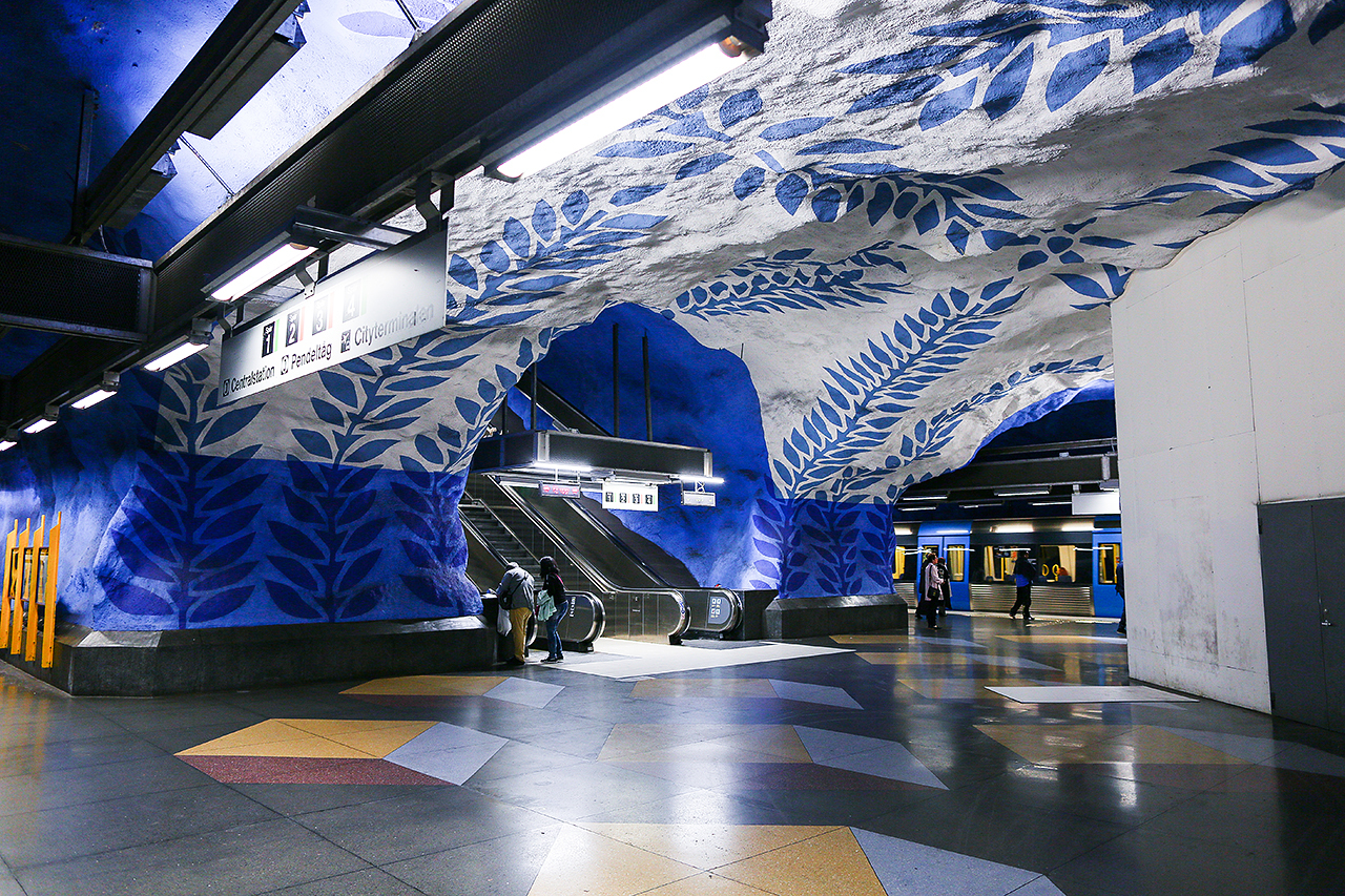 Stockholm metro - My, Metro, Stockholm, Sweden, Architecture, Photo, Longpost