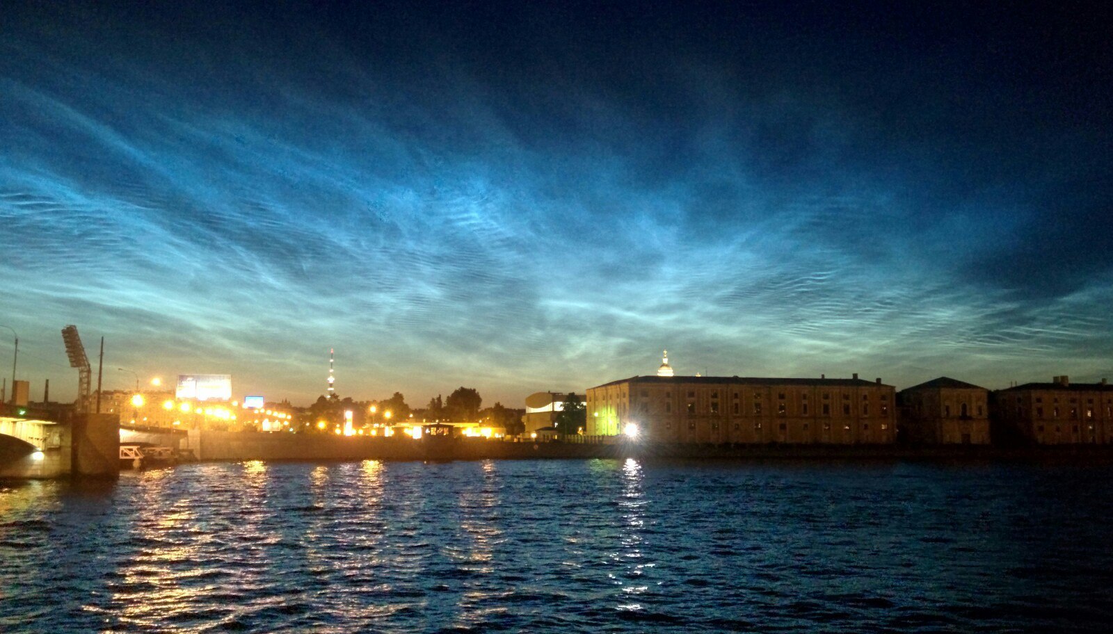 Sea in the dawn sky - My, Photo, Sky, dawn, Saint Petersburg, Night