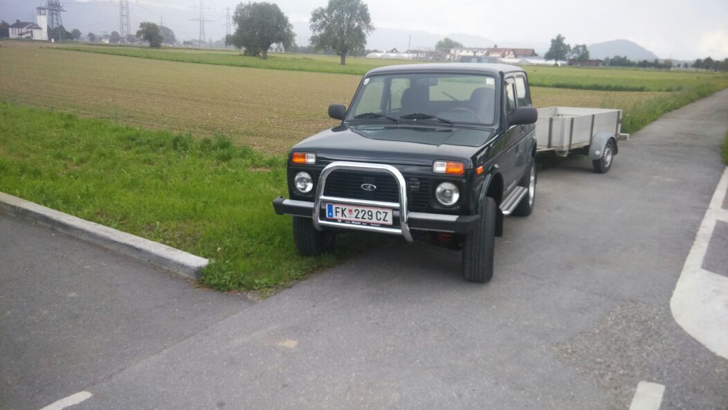 An unexpected meeting in the Austrian Alps. - My, Lada, Niva, Austria, Alps, Hitch-hiking, Longpost