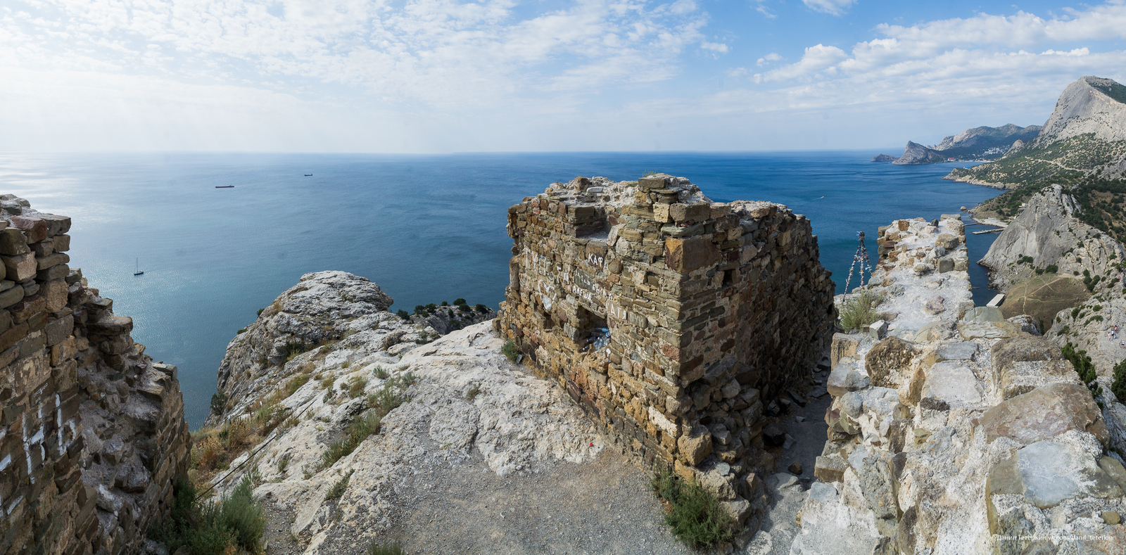 Sudak fortress - My, Photo, Crimea, Tourism, Drive, Russia, Landscape, Панорама