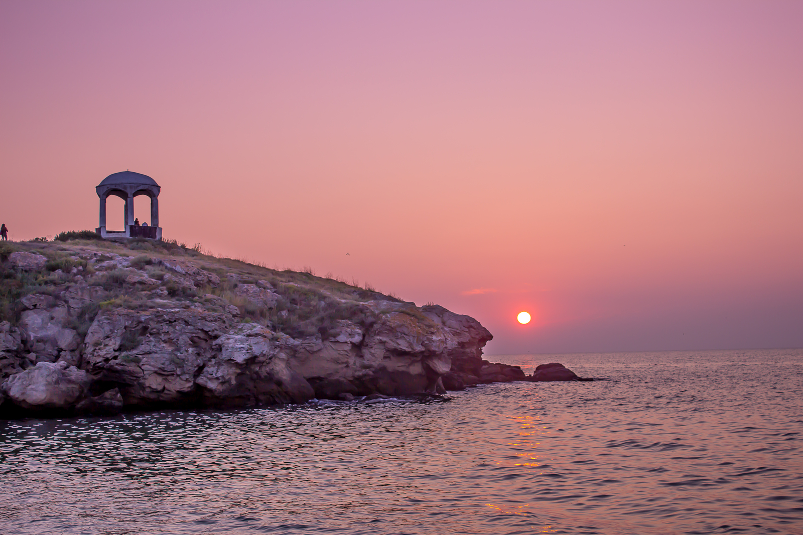 Shchyolkino, Crimea - My, The photo, Sea, Sunset