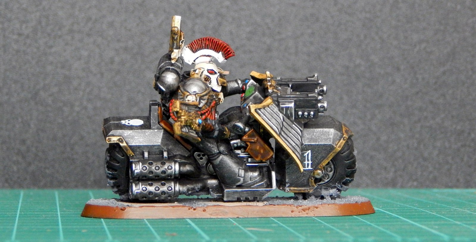 My Order of Space Marines. - My, Warhammer 40k, Hobby, Miniature, Painting, Space Marine, Bikes, Conversion, Longpost