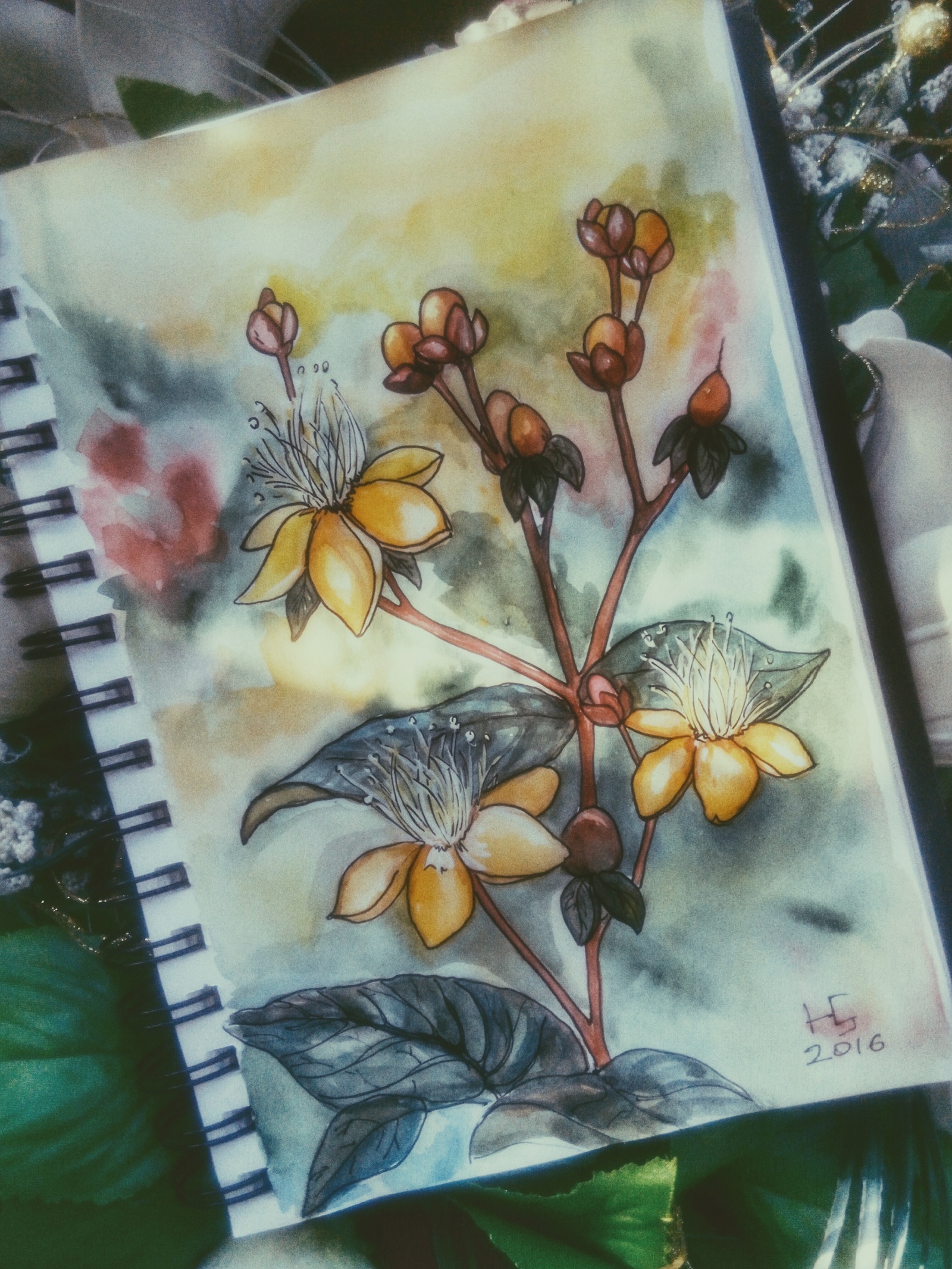 Summer watercolor sketch) - My, Watercolor, Watercolor drawing, Art