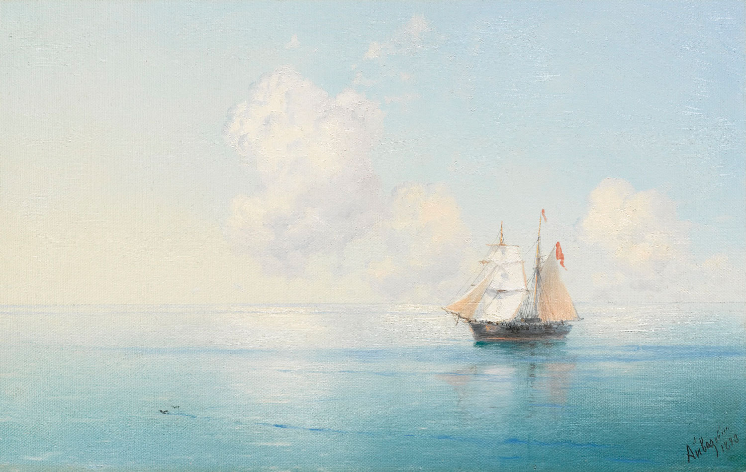 Trying to fulfill a childhood dream - Aivazovsky, Dream, Repair, Text