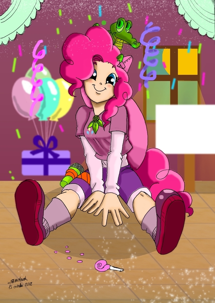 Party. - My little pony, Pinkie pie, Humanization