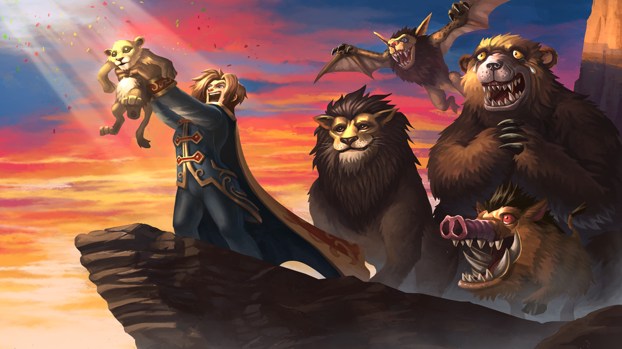 The show starts! *music from The Lion King* - Hearthstone, , Blizzard