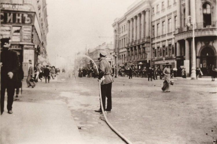 St. Petersburg. Wipers. - Street cleaner, Saint Petersburg, Longpost, Copy-paste