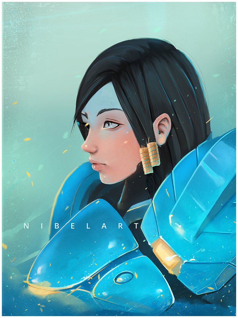 Play Nice, Play Pharah - Pharah, Overwatch, Nibelart, Арт