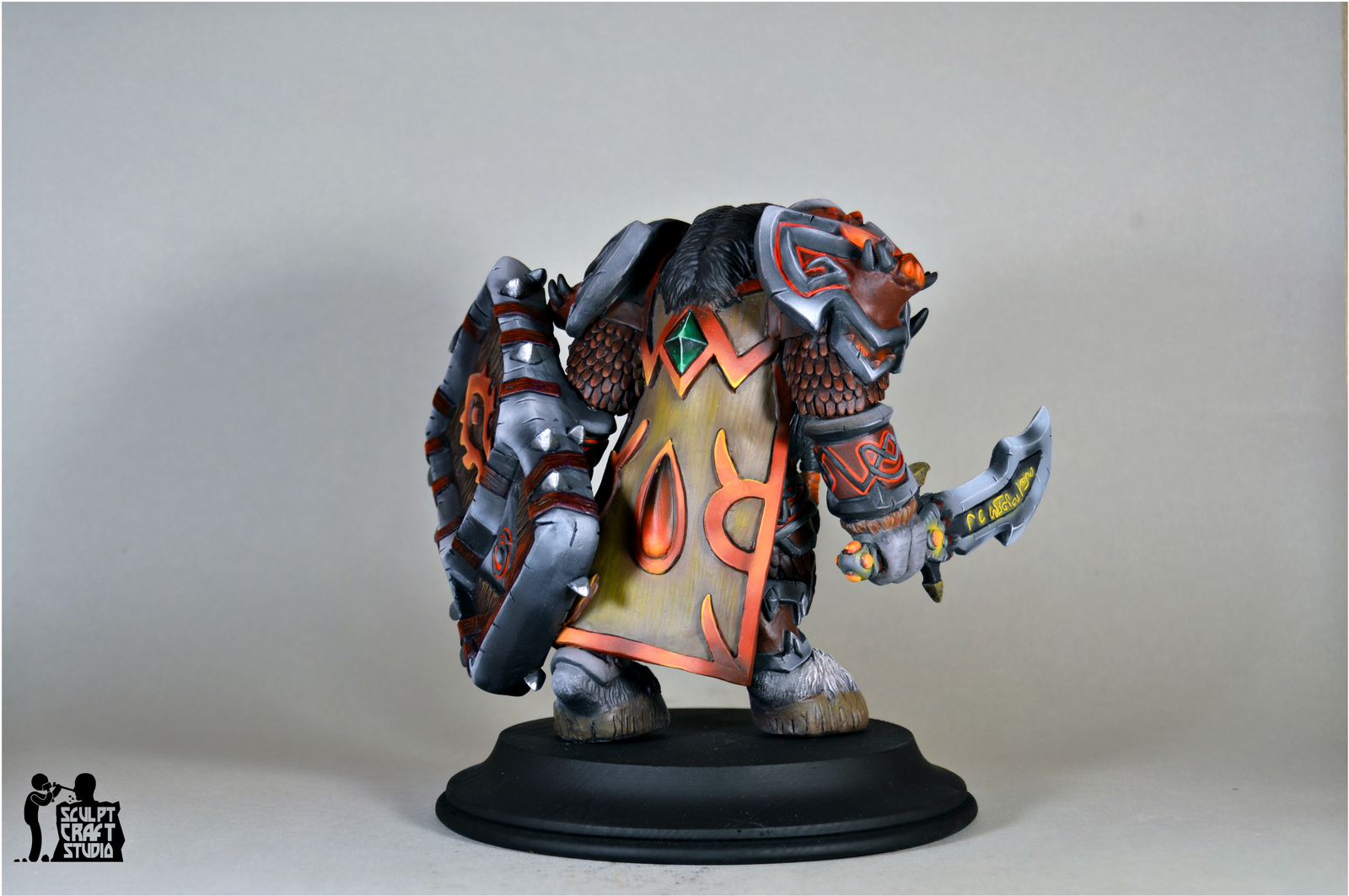 Tauren figurine based on WoW (part 2) - My, Longpost, Wow, Warcraft, Figurine, Creation, Polymer clay, Hobby, Friday tag is mine, Figurines