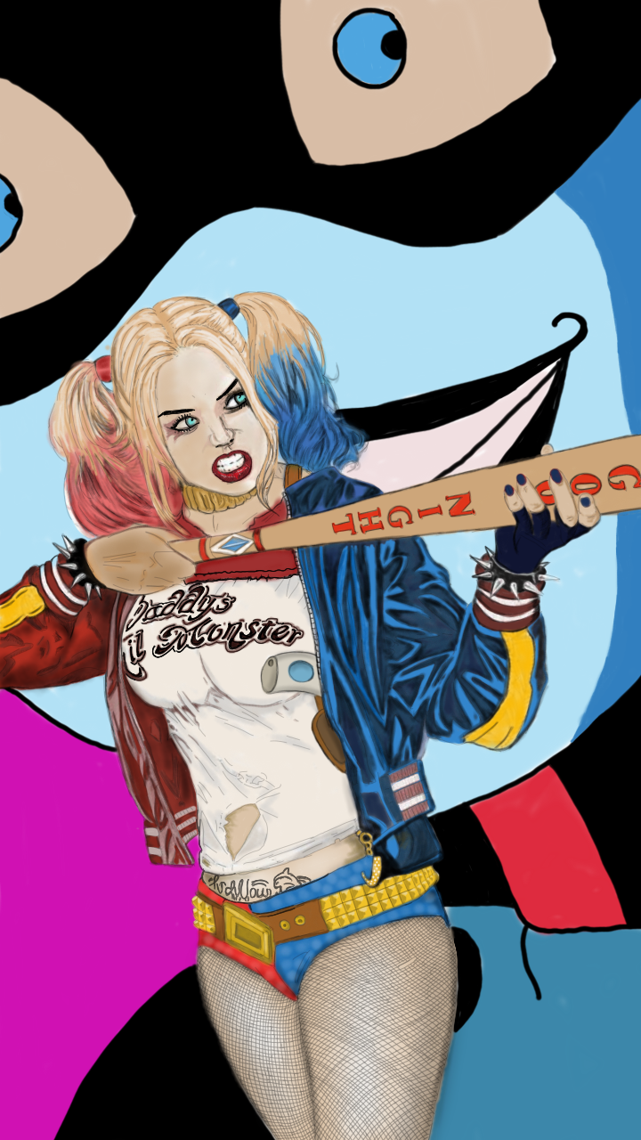 Рисунок Harley Quinn | Пикабу