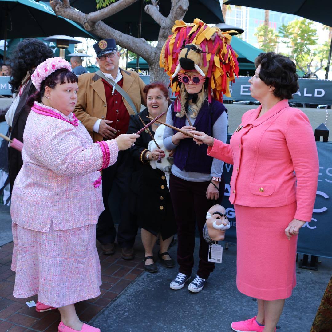 The great duel is coming... - Cosplay, Dolores Umbridge, Harry Potter, Pink