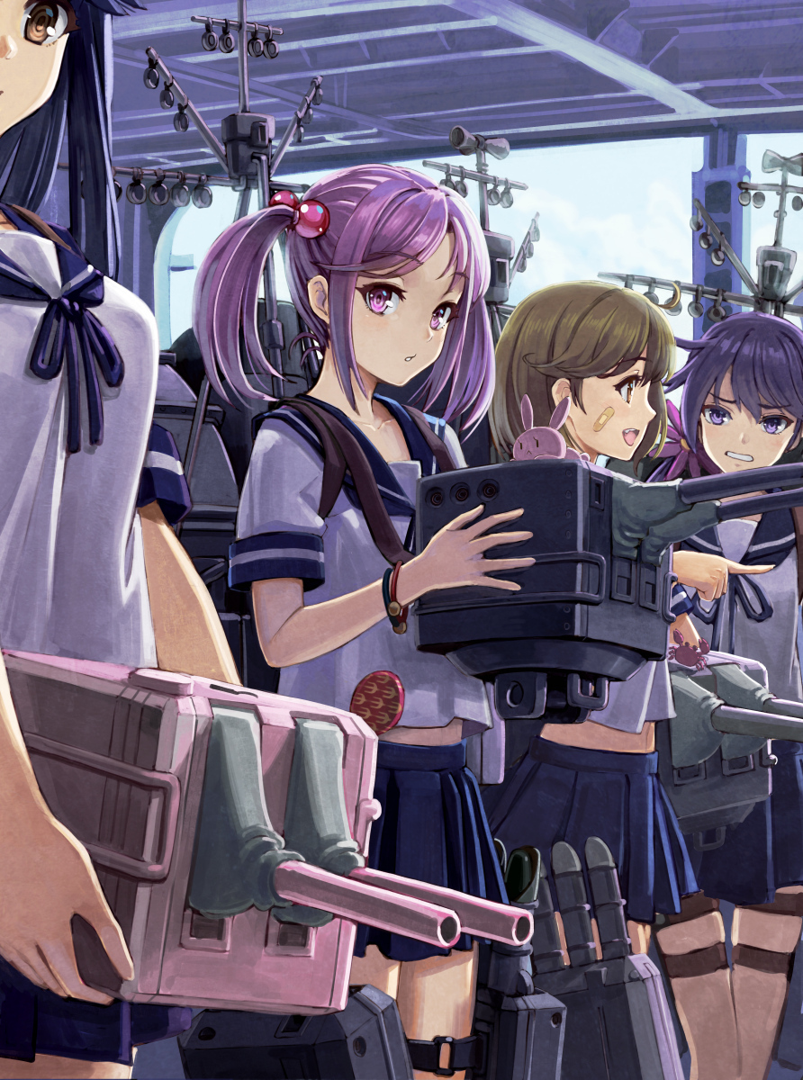 Kanmusu - Kantai Collection, Аниме, Ushio, Sazanami, Oboro, Akebono