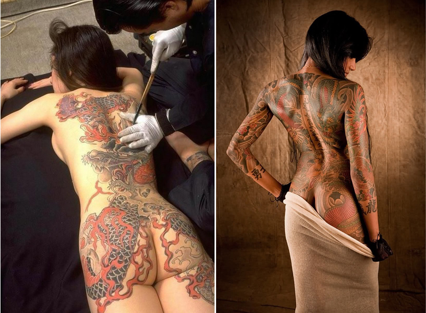 Yakuza in kimono - NSFW, Longpost, Yakuza, Tattoo, Criminals, Gangsters, Japan