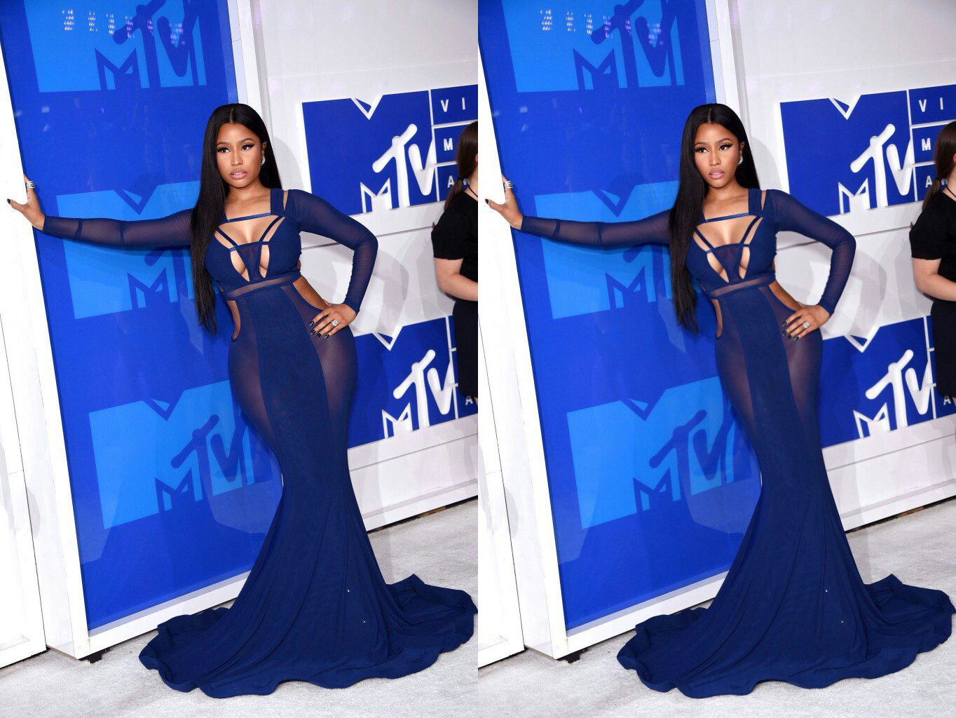 Nicki Minaj without her famous curves - My, Nicki Minaj, Photoshop, Figure, Celebrities