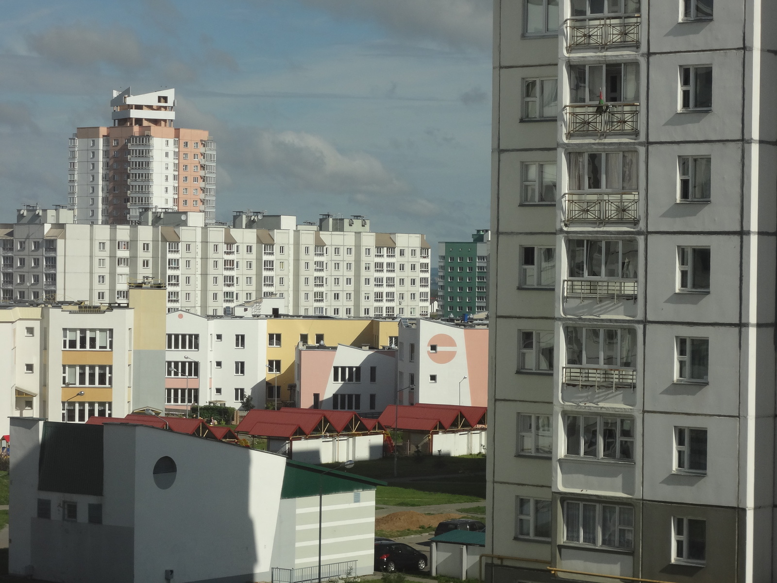 When you're cool and you have a house with a sea view. - My, Sea, Minsk, Minsk Sea, View from the window, We live well, House, Zoom
