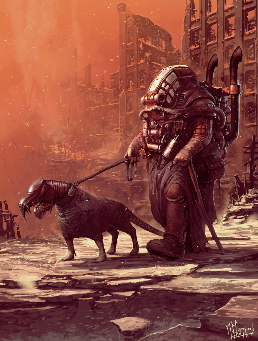 It's time to walk the dogs - Art, , Post apocalypse