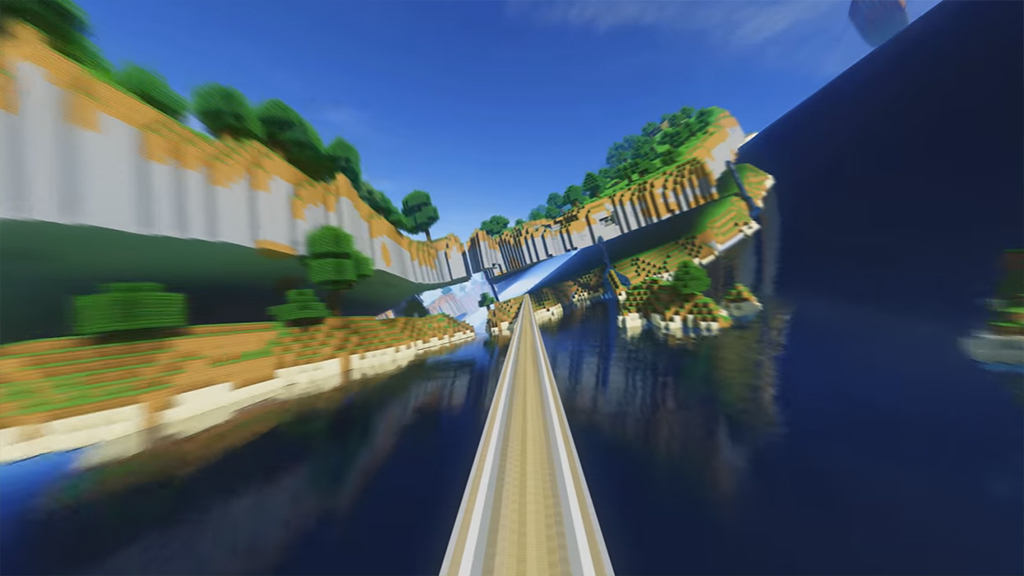 Minecraft recreated hallucinations after taking LSD - Minecraft, , Longpost, Lcd Display