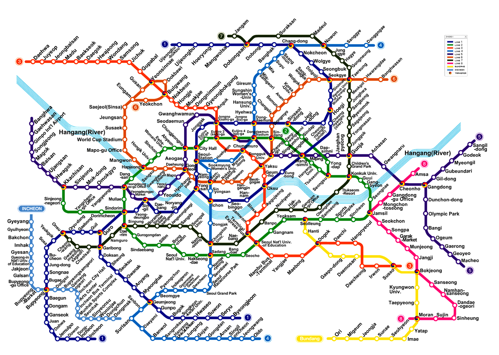 Как ездить в метро Сеула
