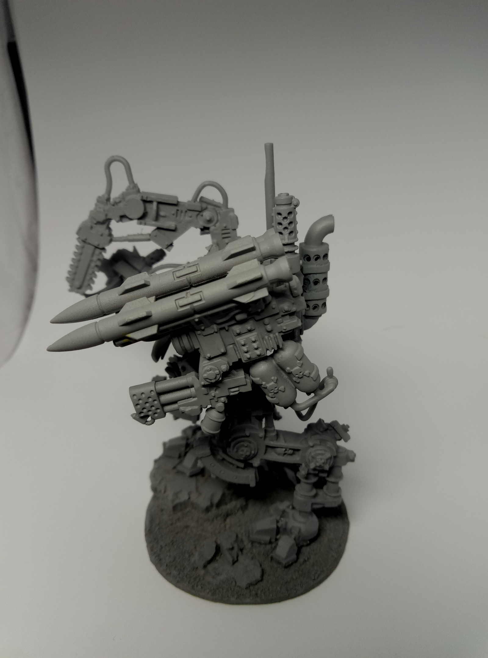 Deff Dread Warhammer 40k - Моё, Warhammer 40k, Deffdread, Конверсия, Своими руками, Длиннопост, Orks