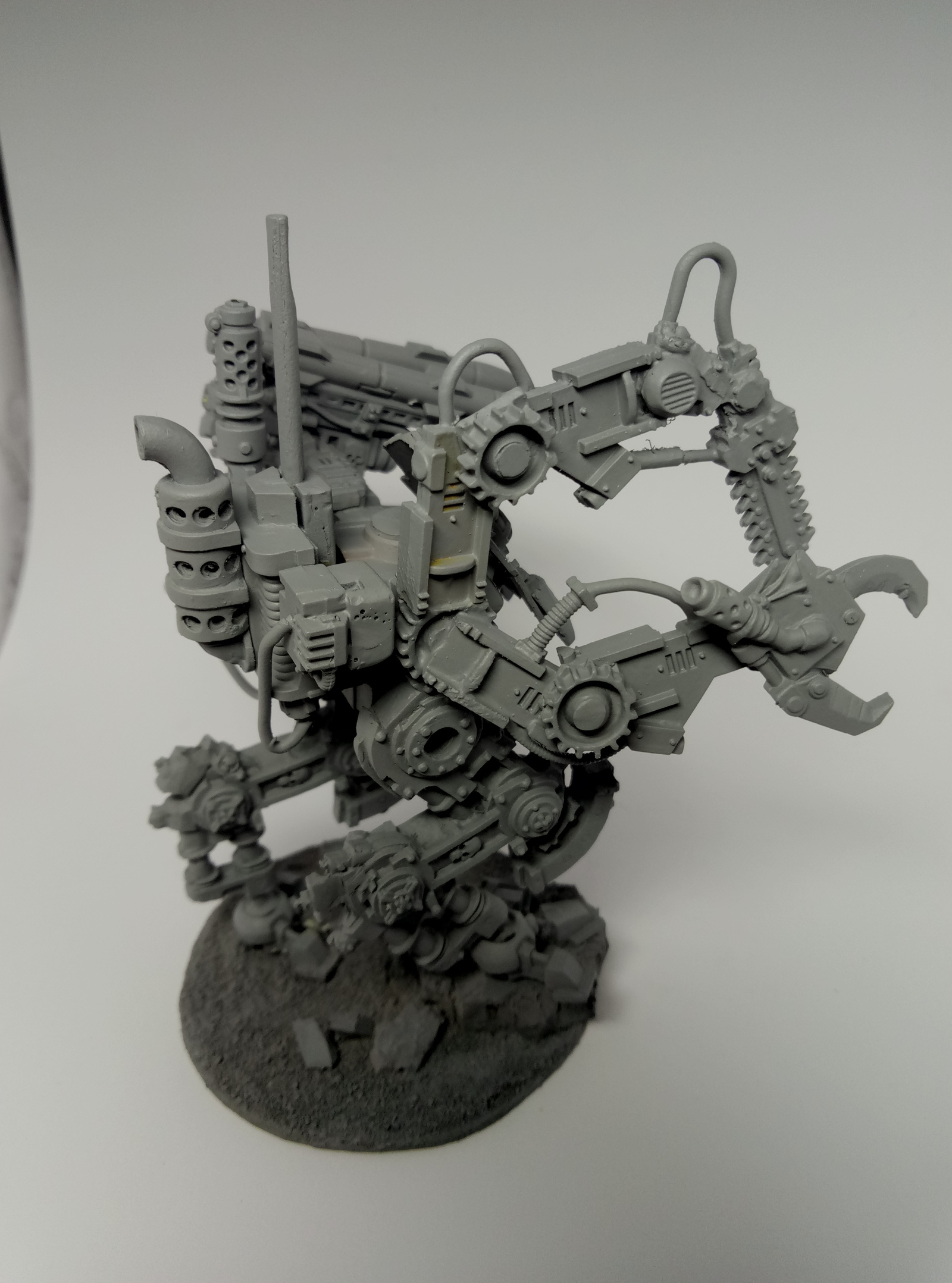 Deff Dread Warhammer 40k - Моё, Warhammer 40k, Deffdread, Конверсия, Своими руками, Длиннопост, Orks