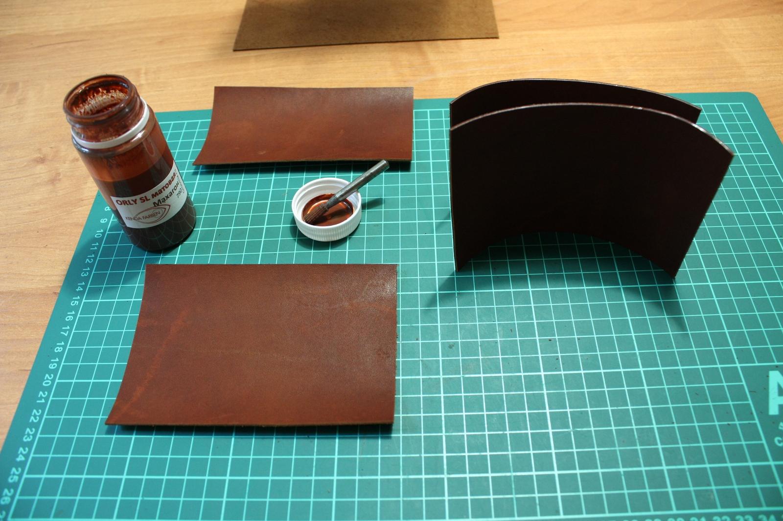 Purse without buttons and zippers for pikabushnik - My, Leather, My, Wallet, With your own hands, , Longpost