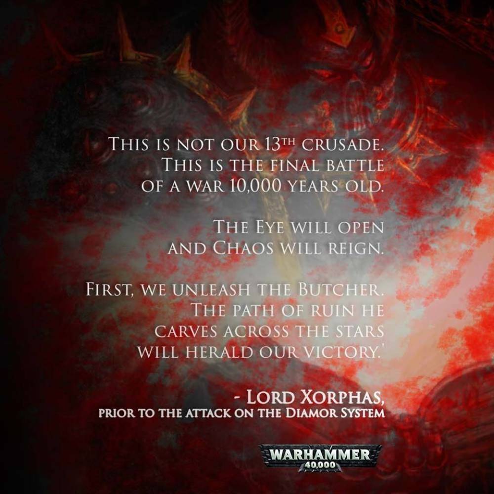 GW Teases New Warhammer 40,000 Campaign - Warhammer 40k, Chaos, Kharn, 