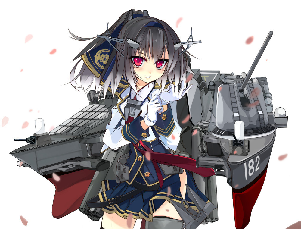 Kantai Collection Alternative: JDS Mirai DDH-182 (Kantai Collection x Zipang crossover) - Kantai collection, Anime art, Mirai, , Crossover, Kanmusu, Longpost