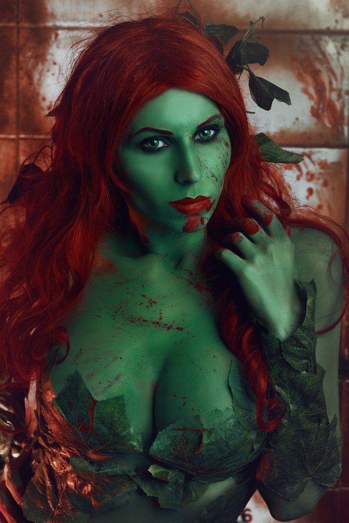 Ядовитый Плющ (DC Comics) - NSFW, Косплей, Русский косплей, DC, DC Comics, Poison Ivy, Ядовитый плющ, Елена Самко, Длиннопост