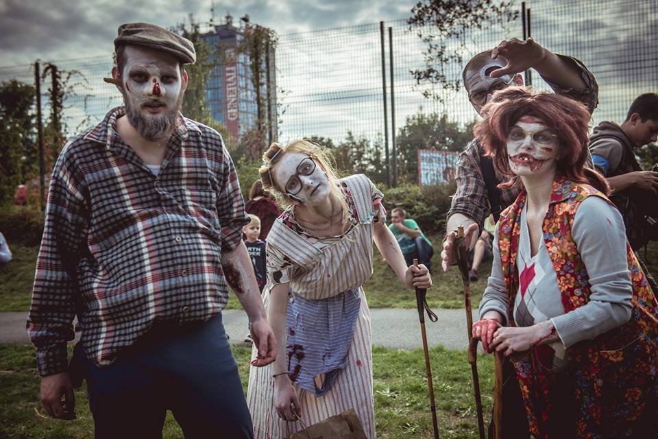 Zombie Walk in Pilsen. - My, Zombiewalk, , Czech, zombie attack, , Longpost