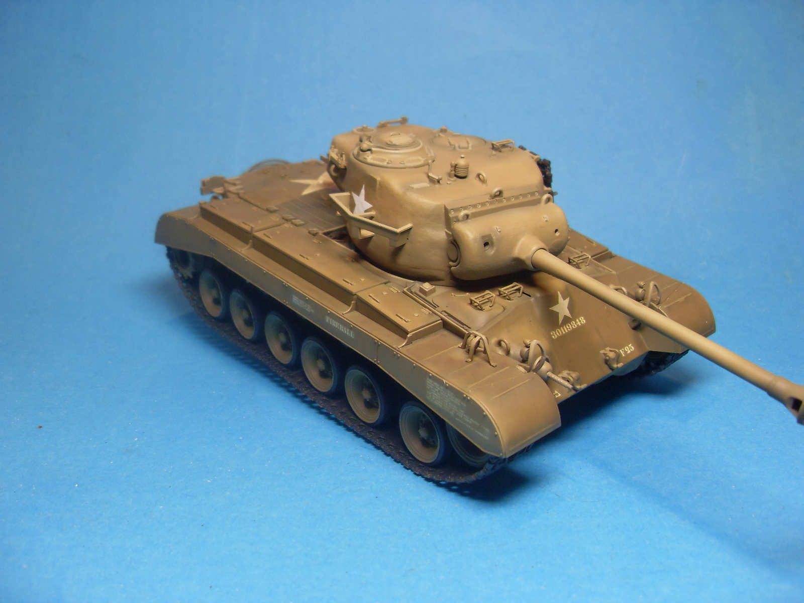 M26 Pershing. Part 3. Toning - My, Tanks, Modeling, Stand modeling, , Longpost