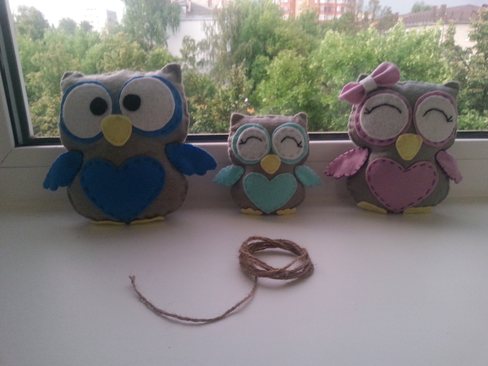 Felt crafts. - My, Felt, Author's toy, Owl, Masturbation, With your own hands, Hobby, Longpost