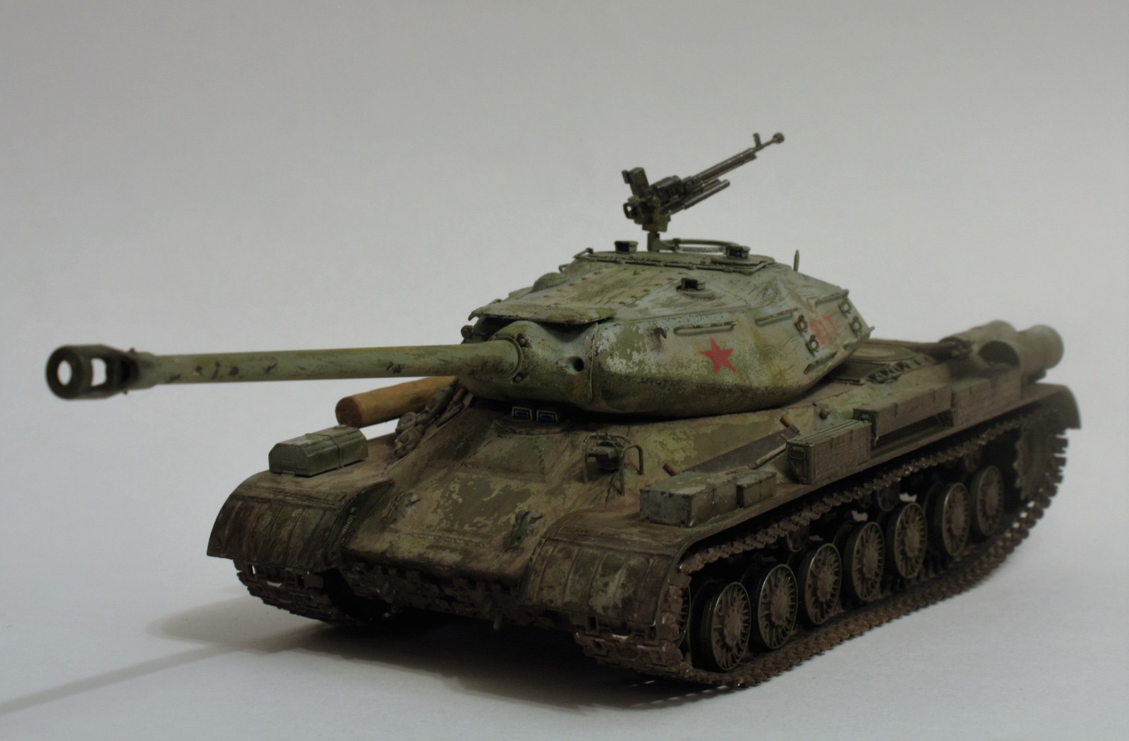 Spring IS-4 in 1/35 scale - My, Modeling, BTT, Tanks, Soviet army, Longpost