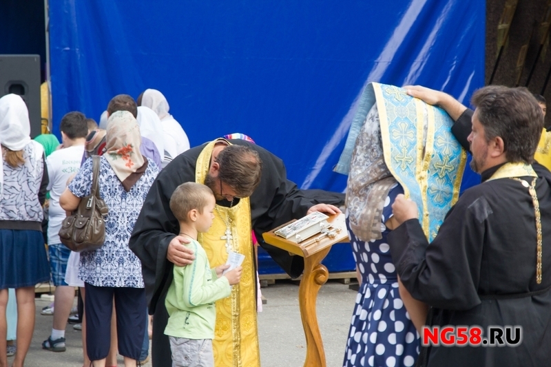 Children's religious procession in Penza - Children, School, Church, Secular state, Marasmus, Longpost