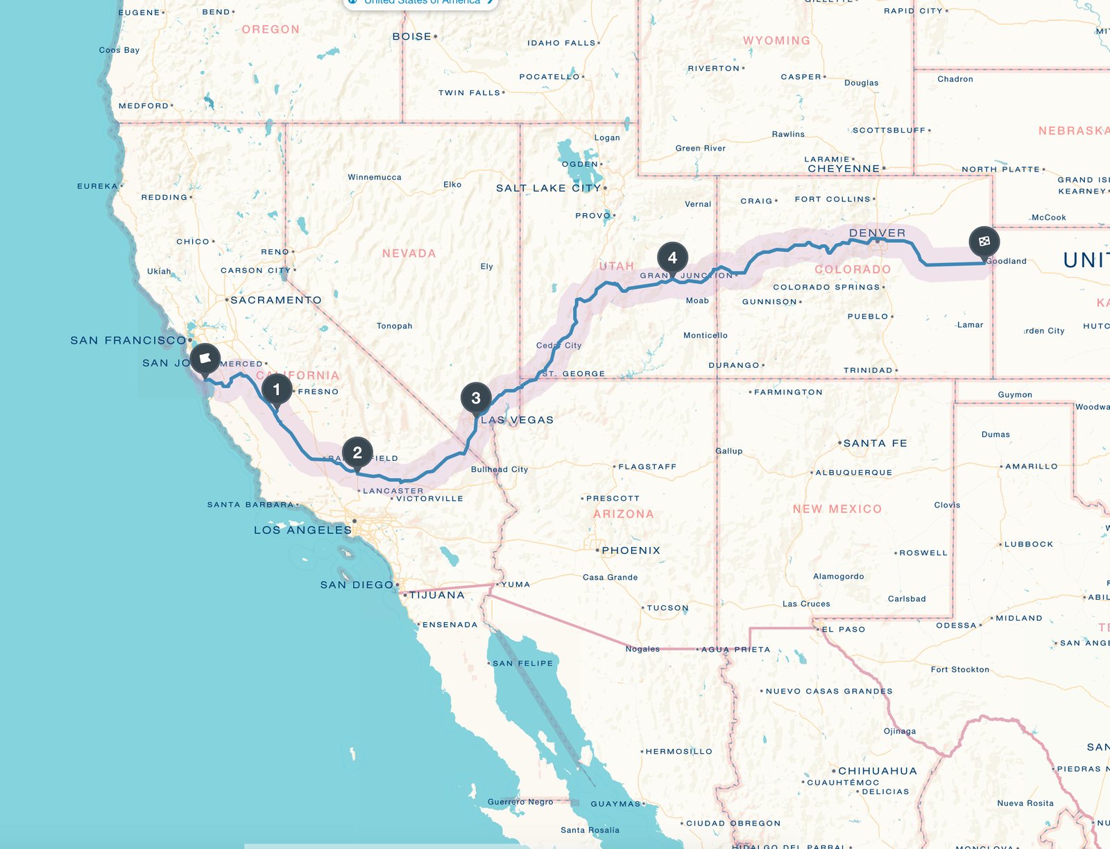 From west to east and back without gasoline in 9 days - My, Travels, USA, Electric car, Longpost