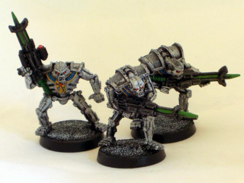 Chaos Androids. - Warhammer 40k, Warhammer, Old warhammer, Squats, Necrons, Miniature, Longpost