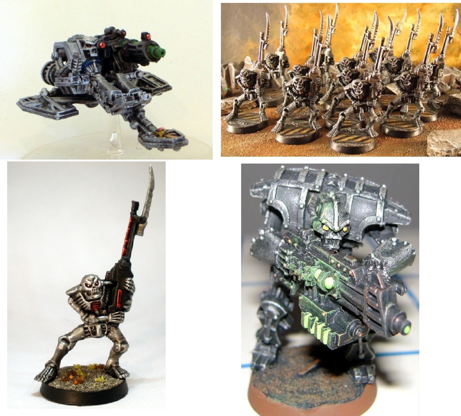 Chaos Androids. - Warhammer 40k, Warhammer, Old warhammer, Squats, Necrons, Miniature, Longpost