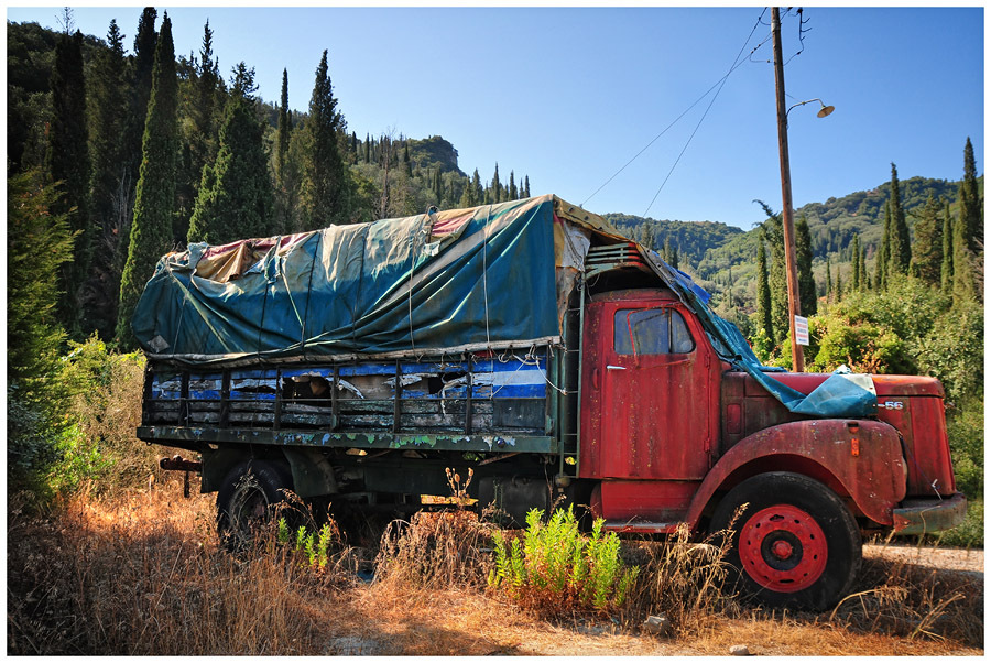 Corfu and Cars - My, Travels, Car, Summer, My, Images, Corfu, Longpost