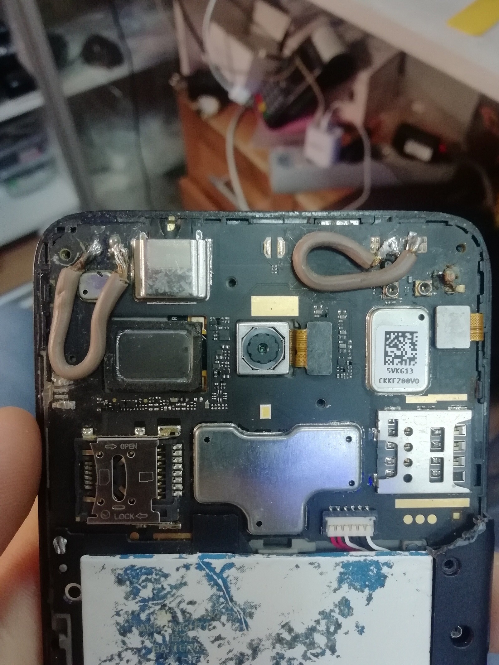 How not to repair phones. - My, Crooked hands, Ремонт телефона