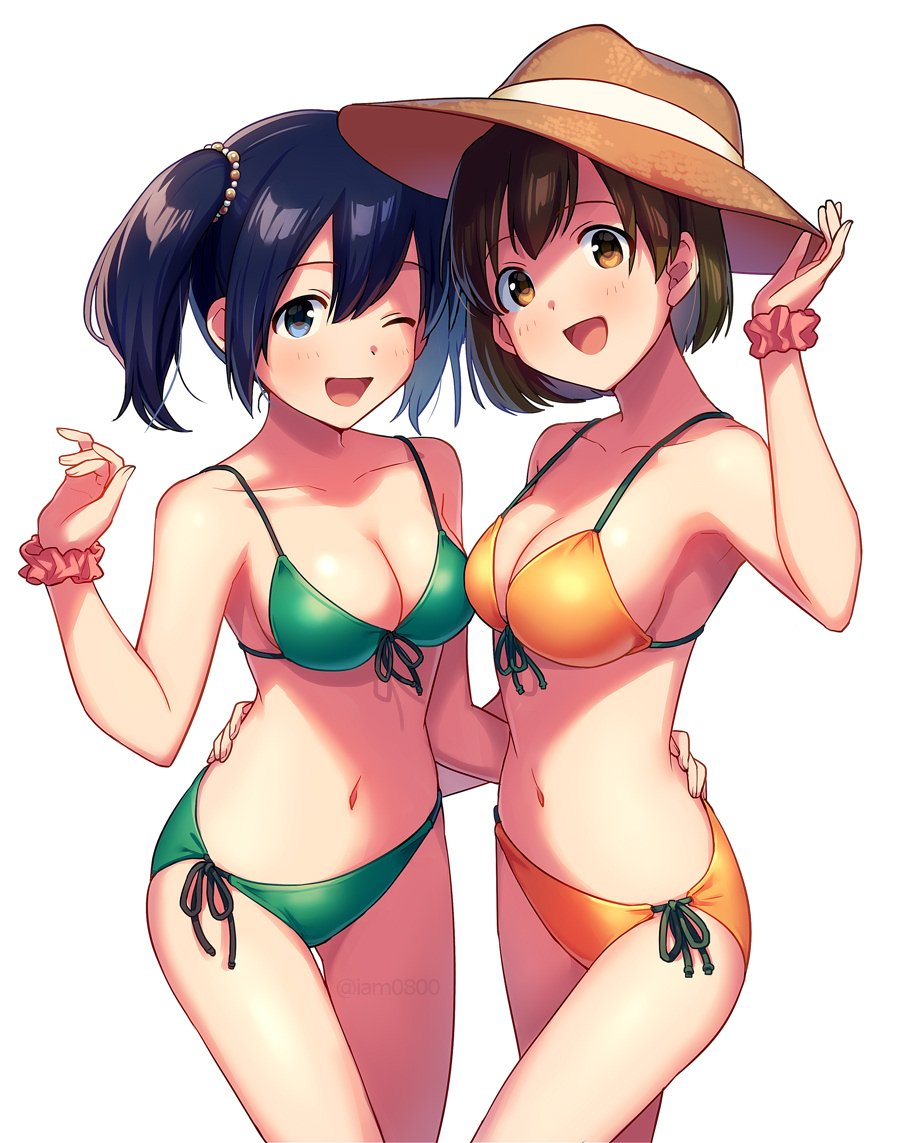 Dragons - Kantai collection, Hiryuu, Souryuu, Anime, Anime art, Swimsuit