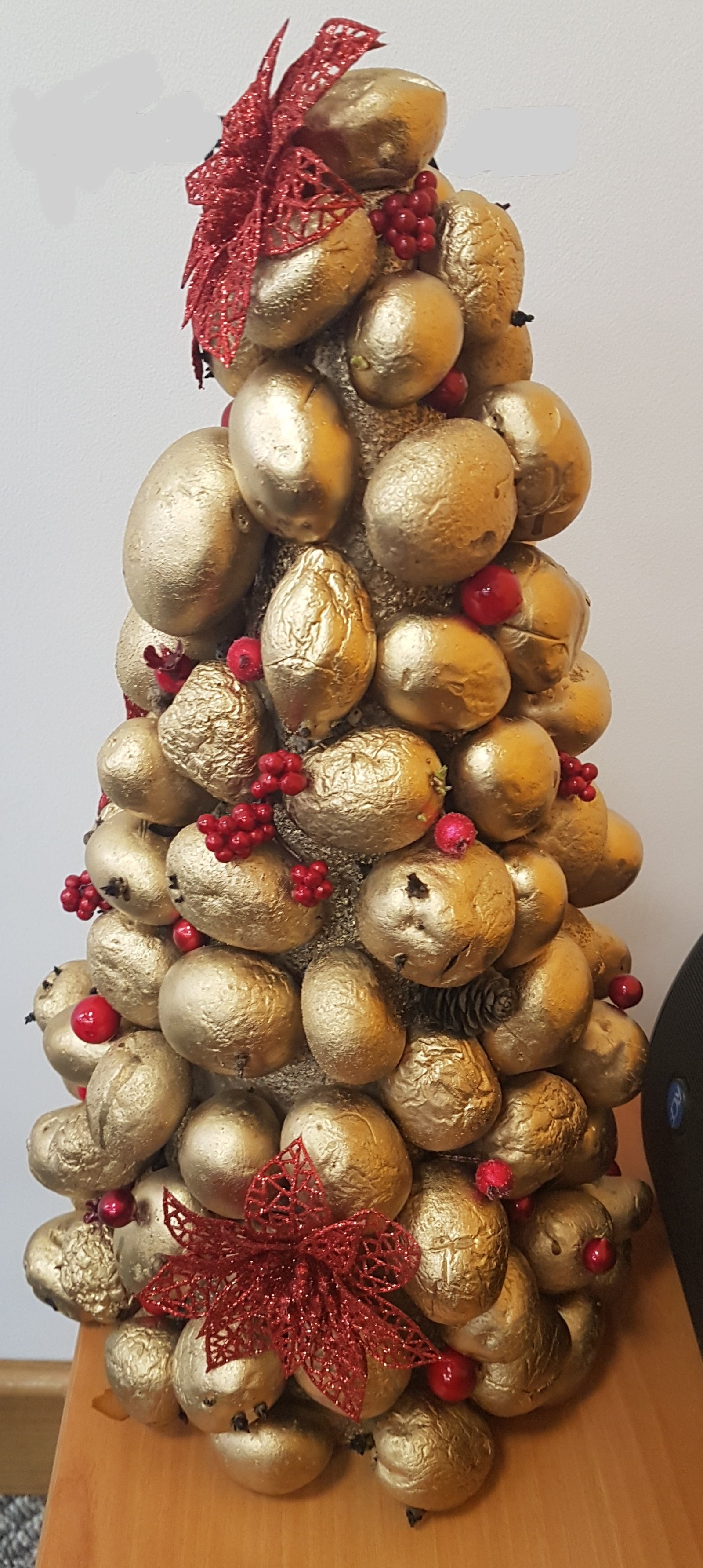 Christmas tree of real Belarus - My, Christmas tree, Republic of Belarus, Potato, Longpost