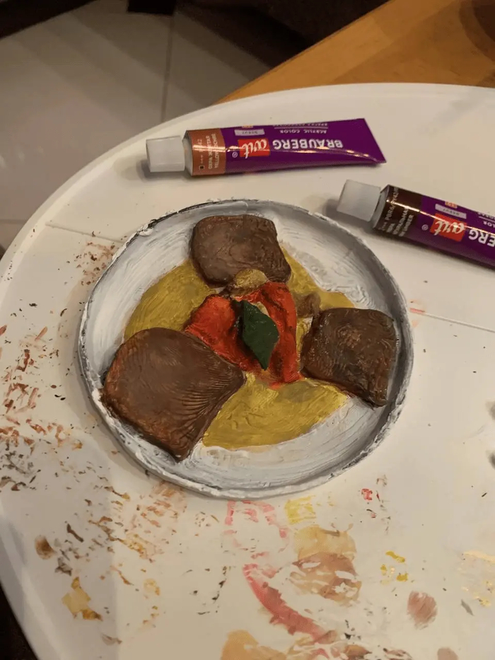 После покраски
