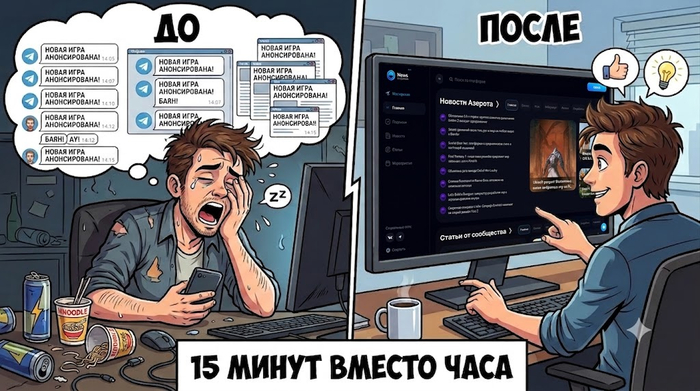 Всё, что нужно знать об играх — теперь в одной ленте