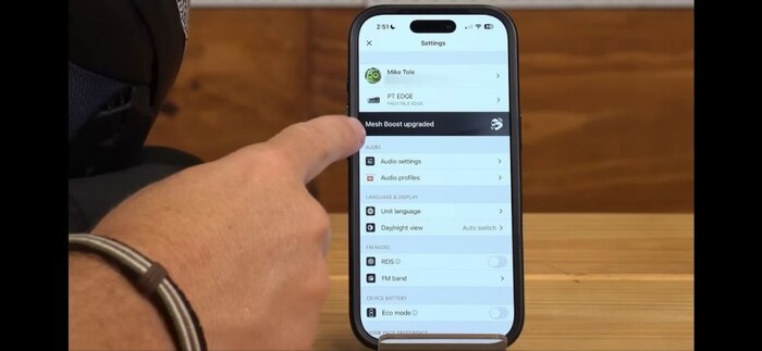 Если устройство обновлено до DMC Boost — приложение это покажет.