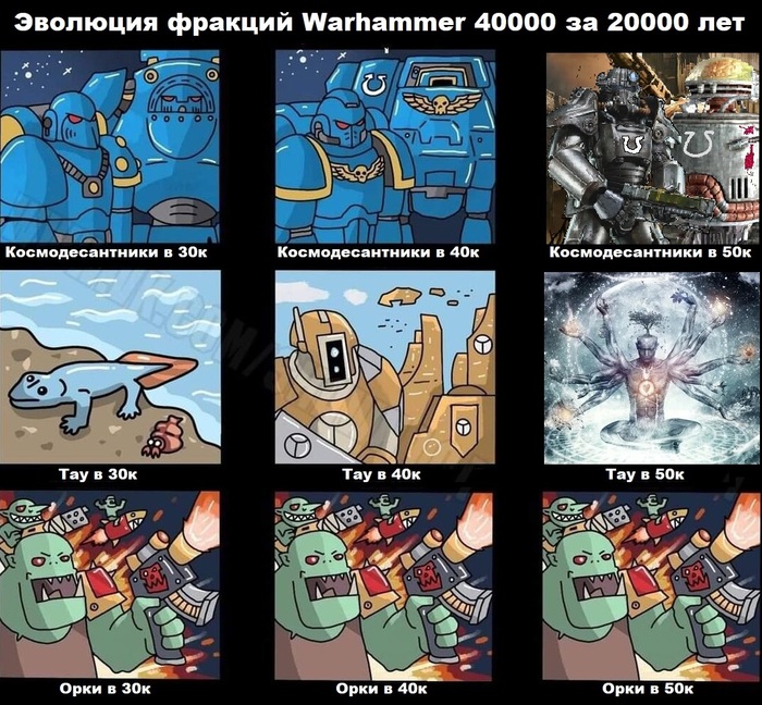 Тенденции эволюции