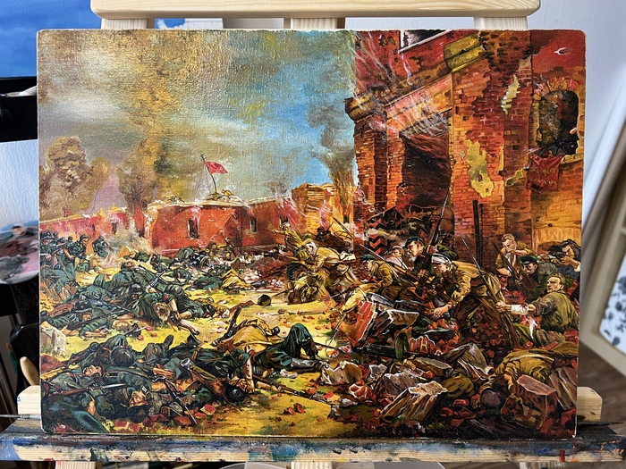 Холст, масло. 30*40см