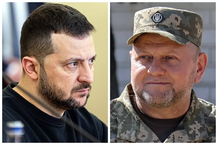 Валерий Залужный стал намекать главарю киевского режима на очередную революцию, которая может произойти в стране. Коллаж АиФ