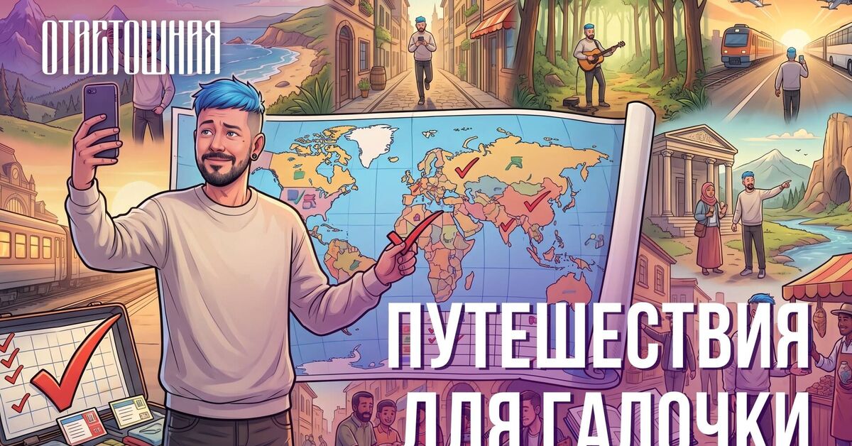 ОТВЕТОШНАЯ: как перестать путешествовать ради галочки? - , Серия Ответошная, Моё, Артемий Лебедев, Вопрос-Ответ, Путешествия, Видео, Видео вк, Пикабу+