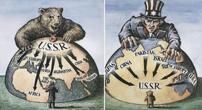 Источник изображения: Ingram Pinn, printed in Jon Connell "Who can prevent a war of the worlds?" Sunday Times, 29 Nov. 1981