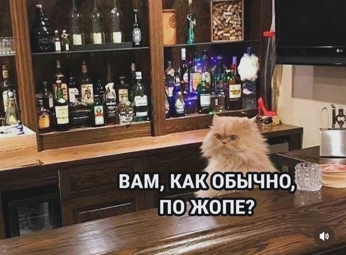 Бармен недоволен